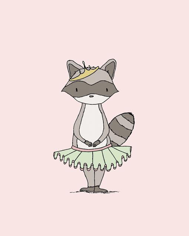 Sweet Melody Designs Raccoon Artwork