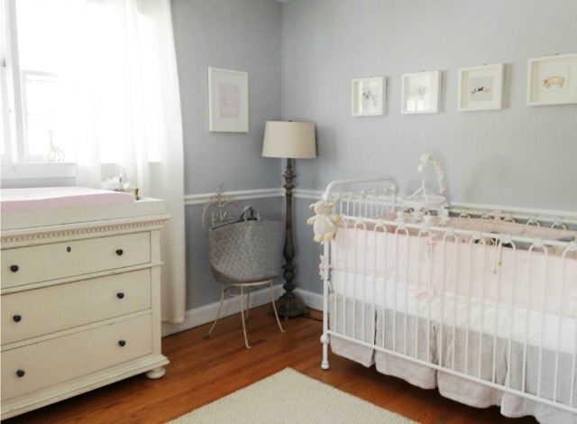 Classic Soft Gray and Pale Pink Nursery - Project Nursery