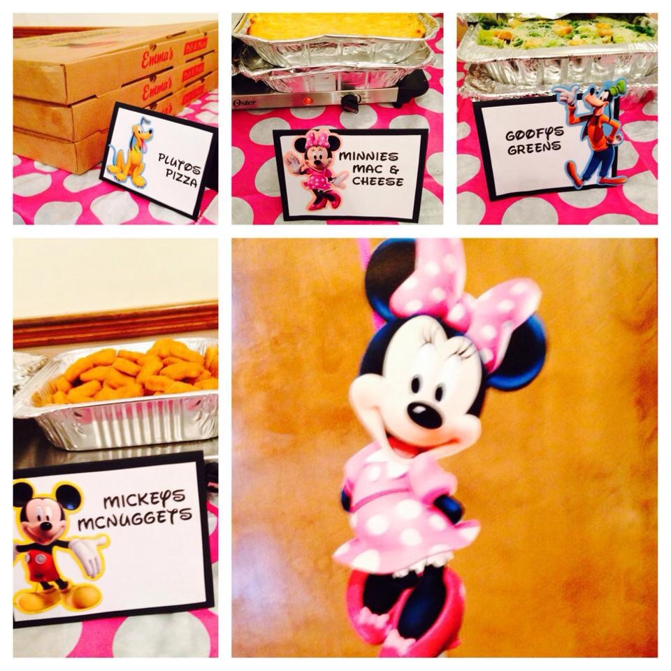 Mickey Mouse Character Food Labels