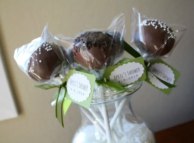 Cake Pops with DIY Mini Tags