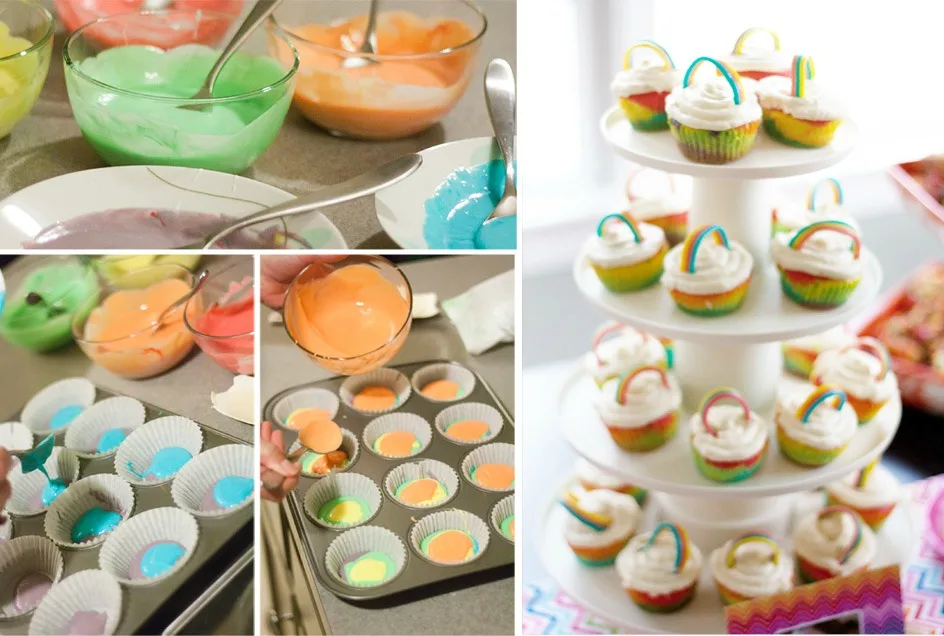 Rainbow Cupcakes - Project Nursery