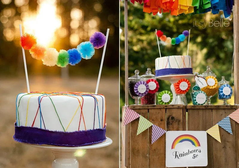 Rainbow Cake Topper - Project Nursery