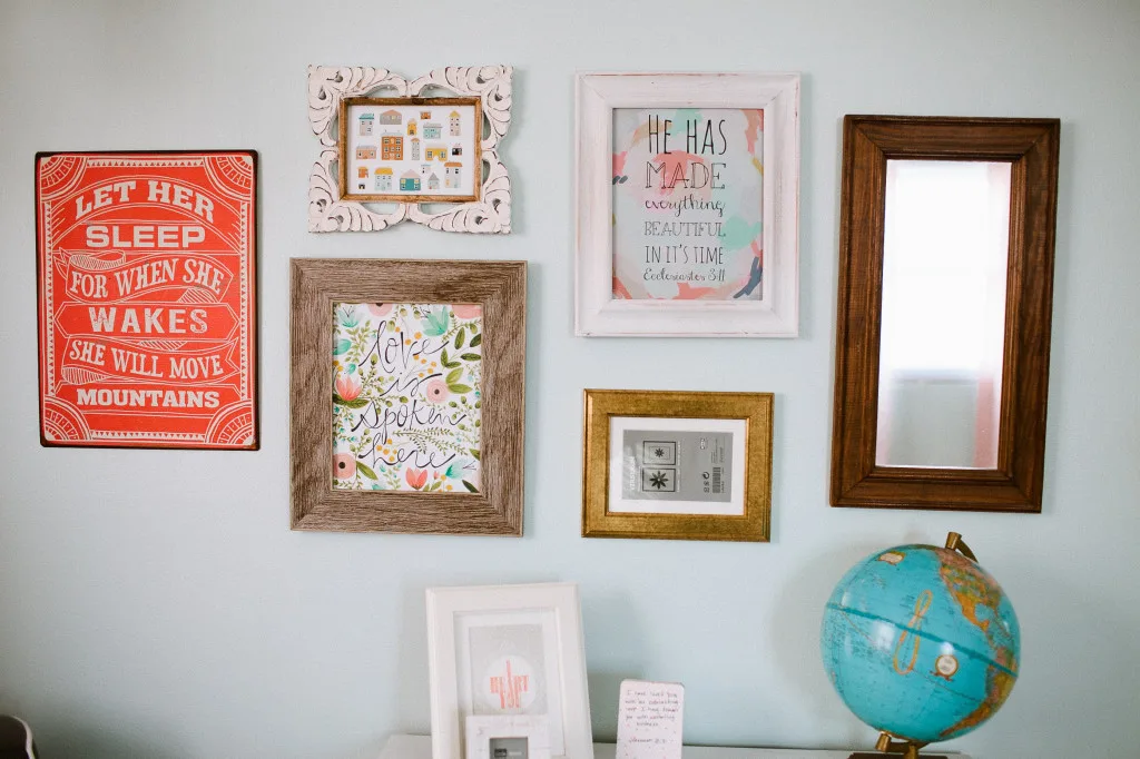 Vintage Gallery Wall - Project Nursery