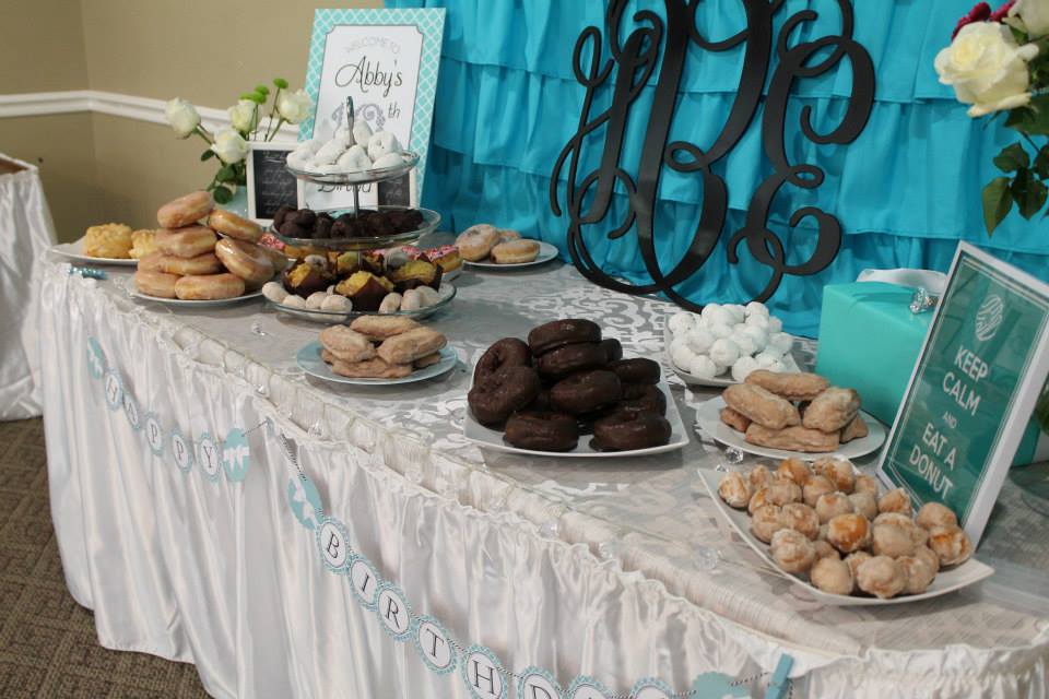 Donut Bar for a Birthday Party