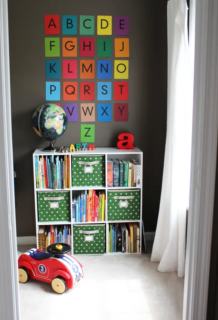 Colorful Toddler Room Toy Storage - Project Nursery