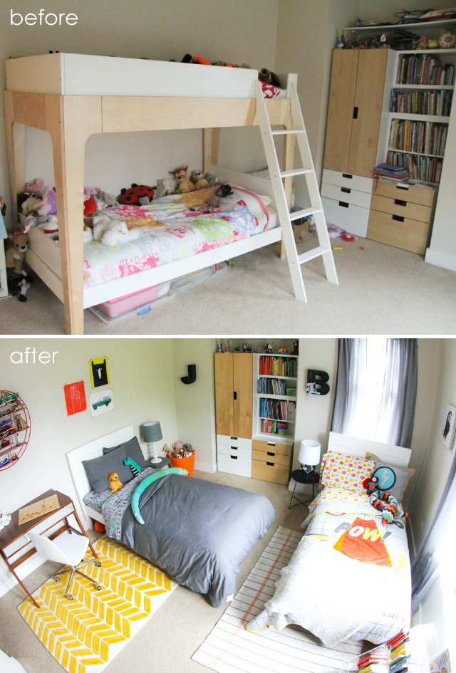 Momma's Gone City Kids' Room Makeover