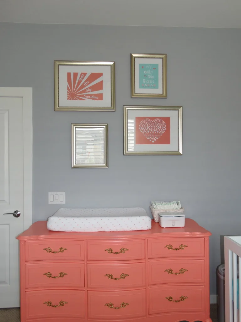 Coral Changing Table - Project Nursery
