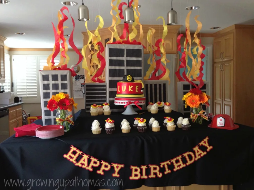 Firefighter Birthday Party Decor - Project Nursery