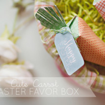 Free Printable Easter Carrot Box - Project Nursery
