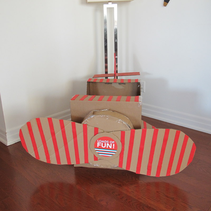 Cardboard Box Airplane