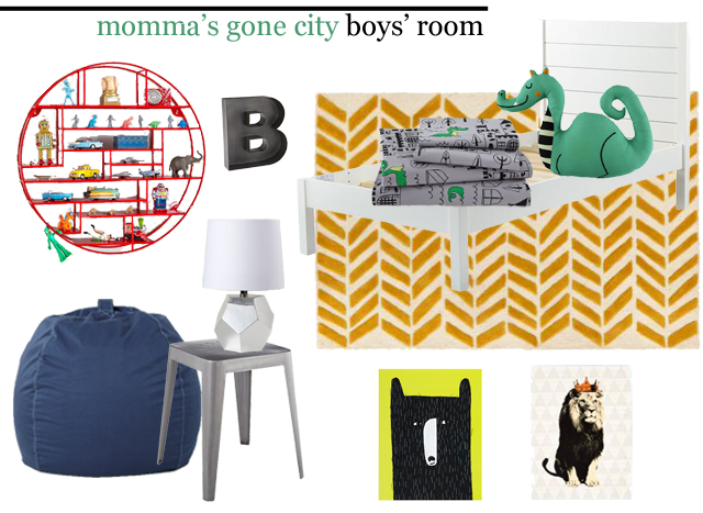 Momma's Gone City Shared Boys' Room