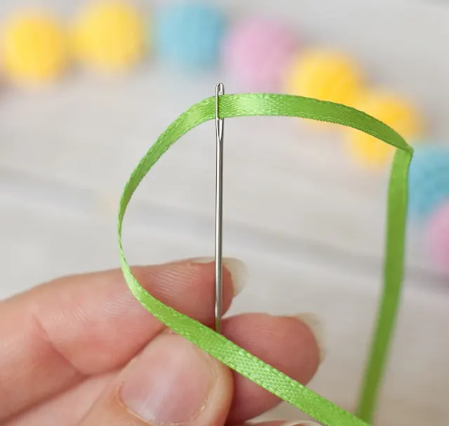 DIY Kids Necklace with Ribbon