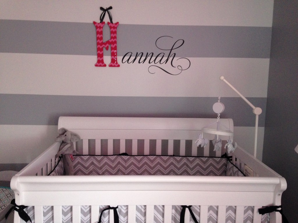 Wooden Letter and Name Decal