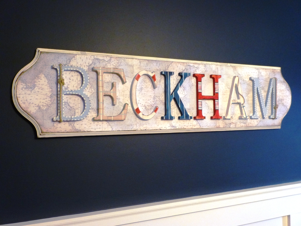 Nautical Name Plaque