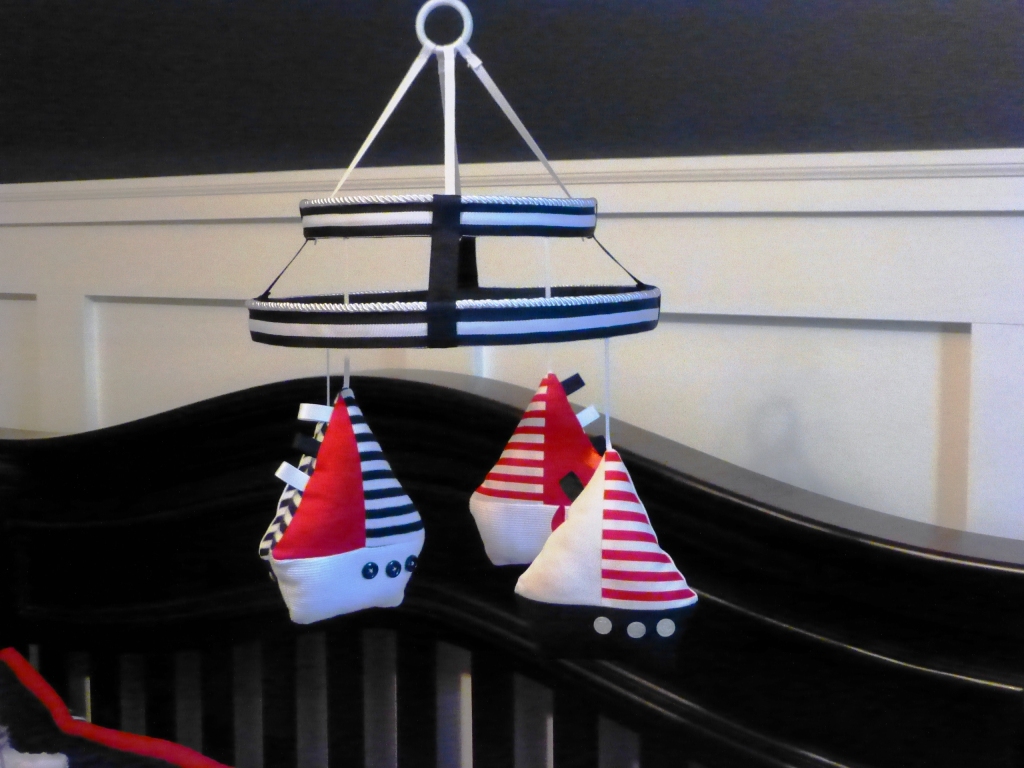 Sailboat Nursery Mobile