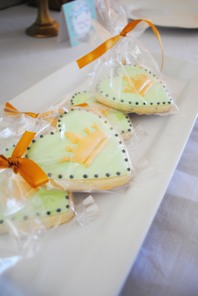 Royal Baby Shower Crown Cookies