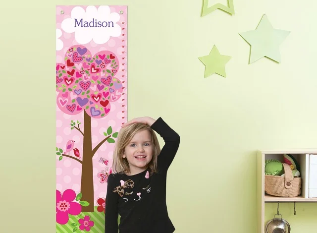 Girls Personalized Growth Chart from I See Me!