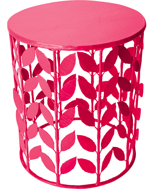 Pink Side Table from Stray Dog Designs