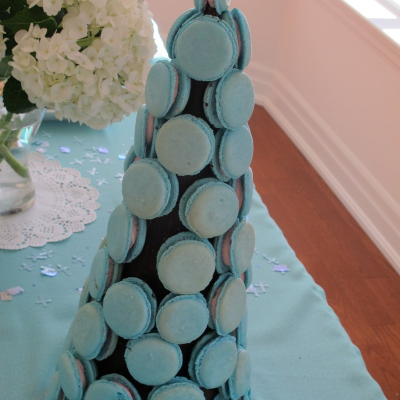 Tiffany Blue Macaroons Tower