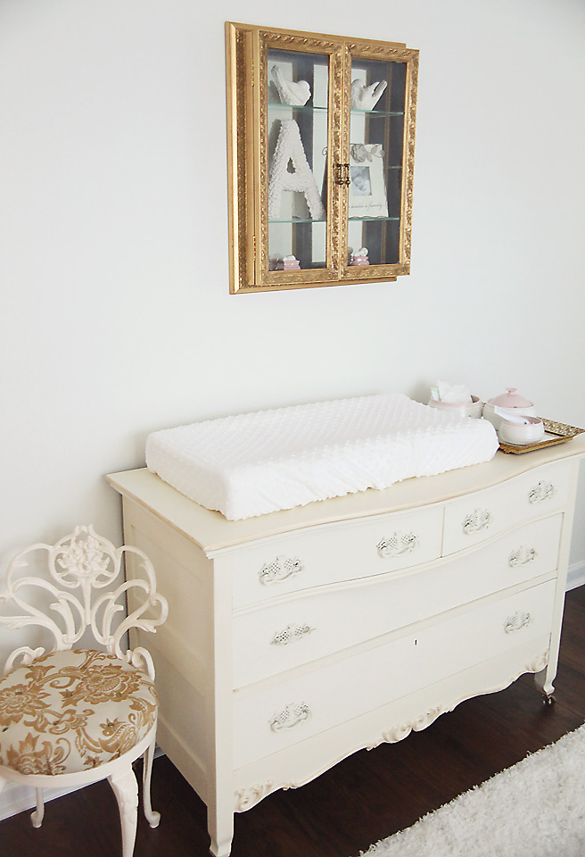 Refurbished Dresser with Annie Sloan "Old White" Chalk Paint