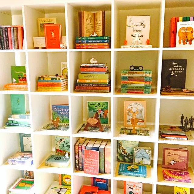 Modern Nursery Bookcase Display - Project Nursery