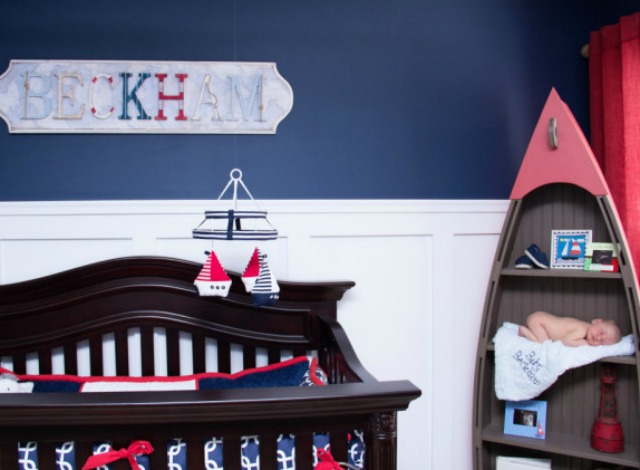 Red, White and Blue Nautical Nursery - Project Nursery