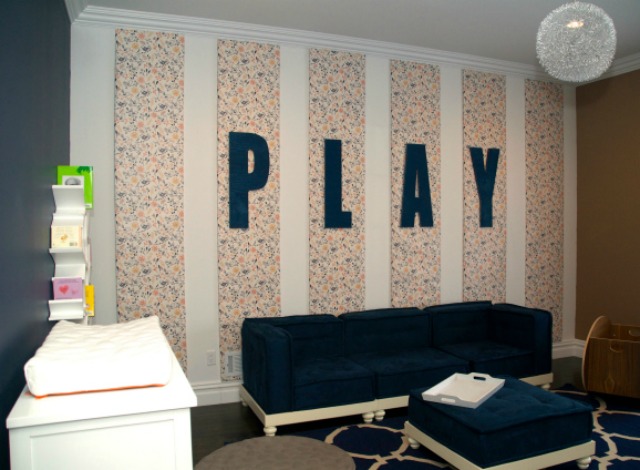 Modern Navy Playroom