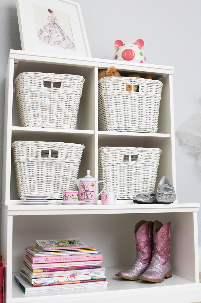 PBK Cubby Storage with Wicker Baskets - Project Nursery