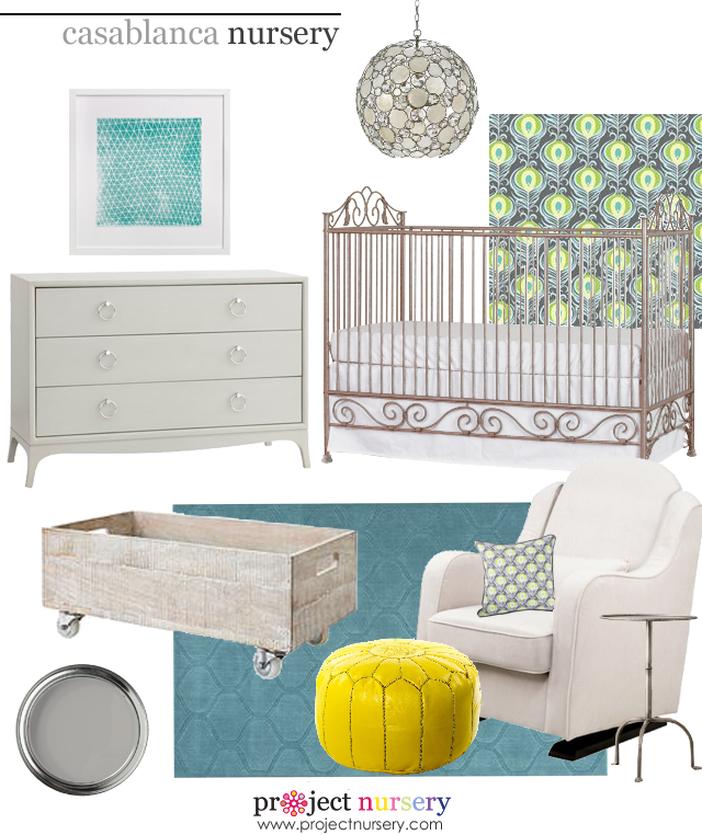 Bratt Decor Casablanca Nursery Design Board