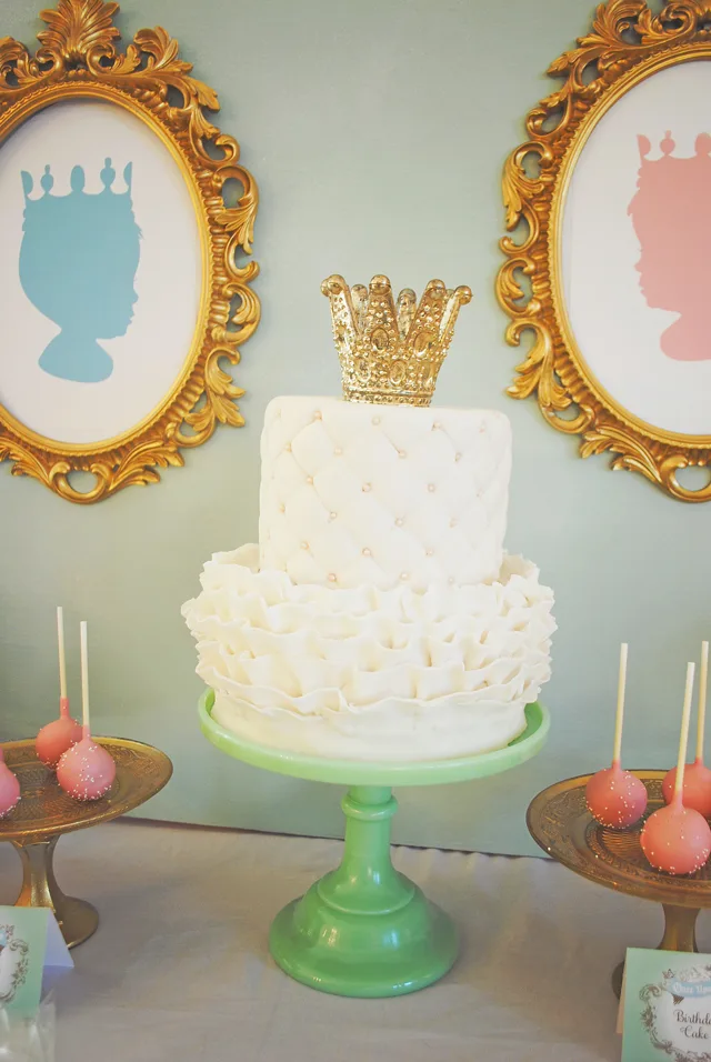 Royal Baby Shower Tiered Cake