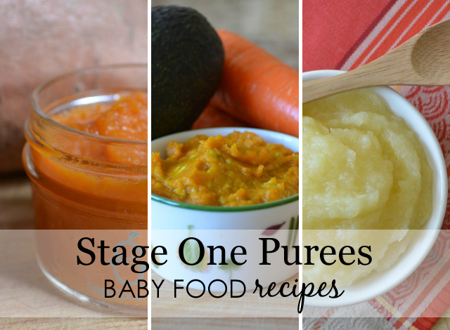 Stage 1 Baby Food Puree Recipes