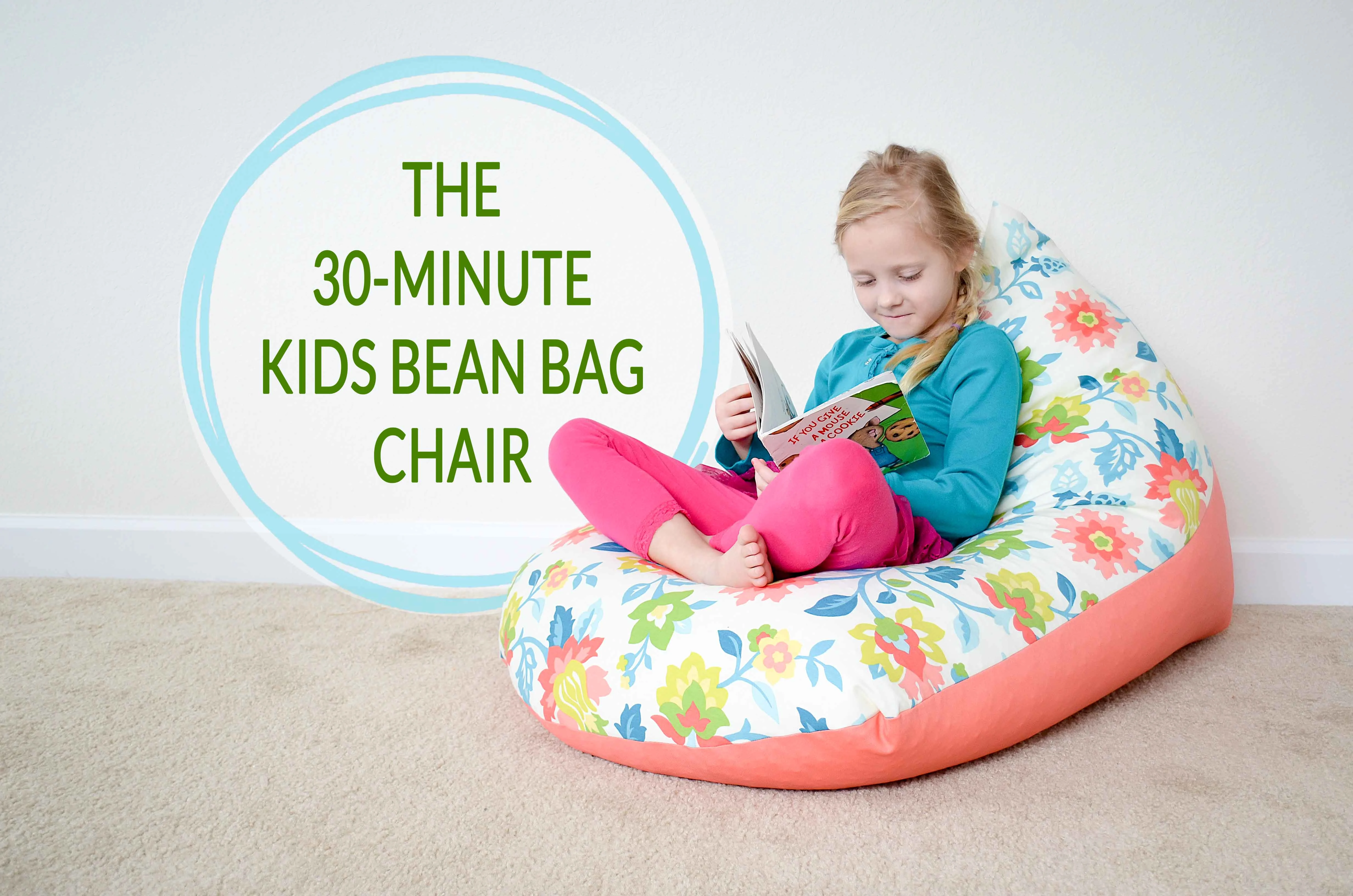 DIY: Sew a Kids Bean Bag Chair in 30 Minutes - Project Nursery