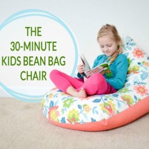 DIY Kids Bean Bag Chair
