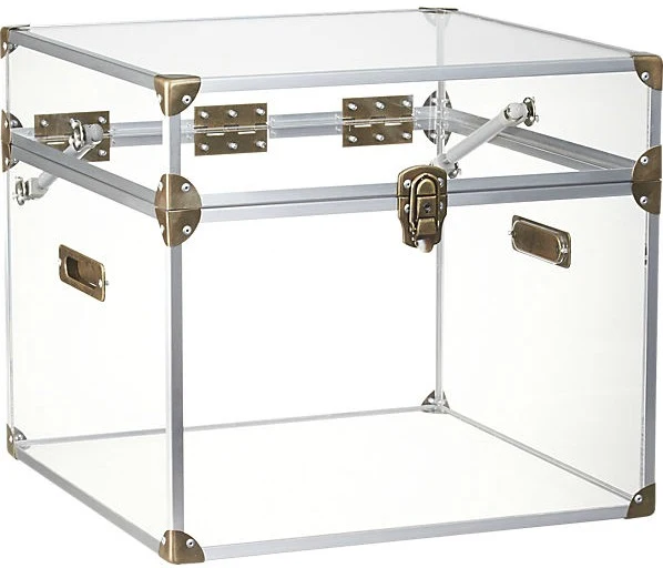 Lucite Storage Trunk from CB2