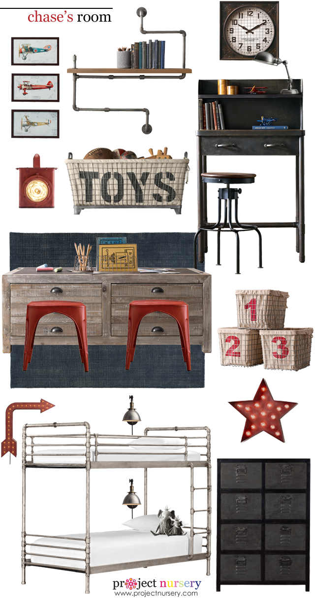 RH Baby & Child Boy's Room Design Board