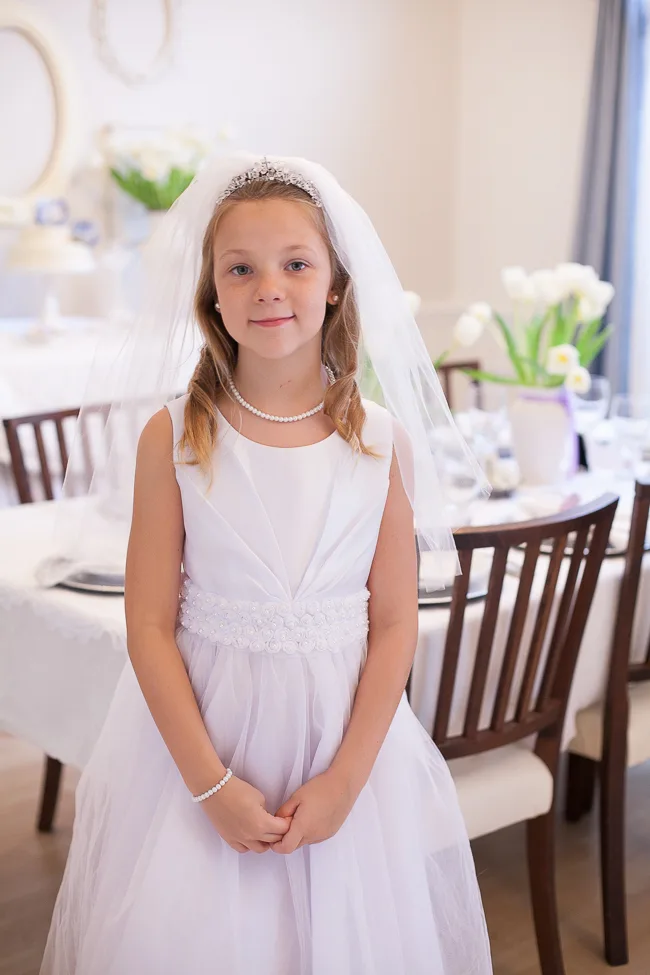 Lavender First Communion Party