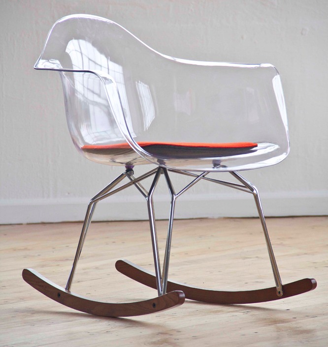 Lucite Rocking Chair from Kubikoff Collection