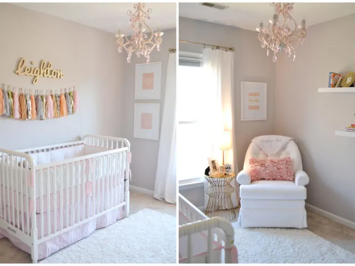 Pink and Gold Nursery