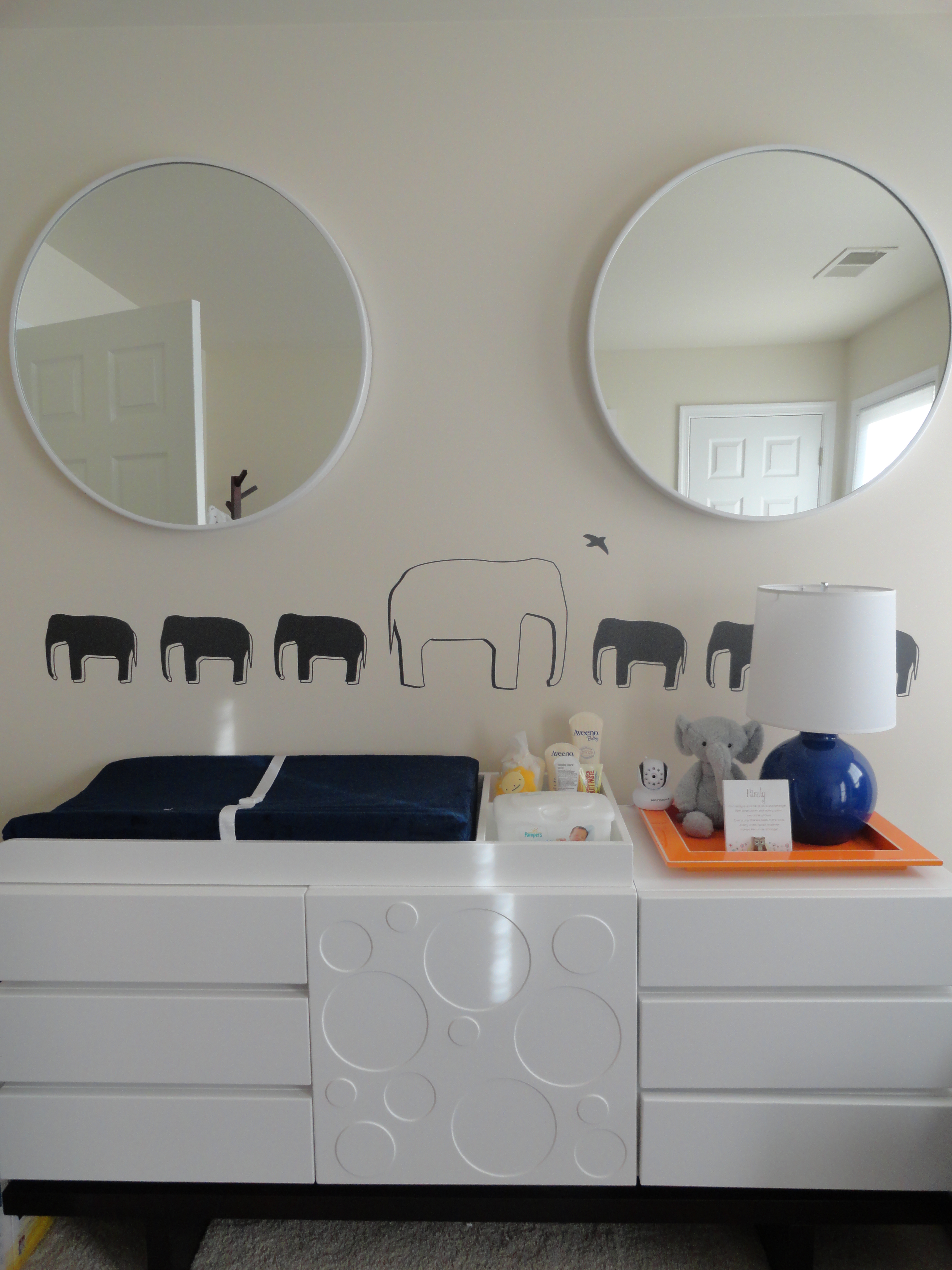 Modern Aerial Dresser and Changing Table from Post Tots