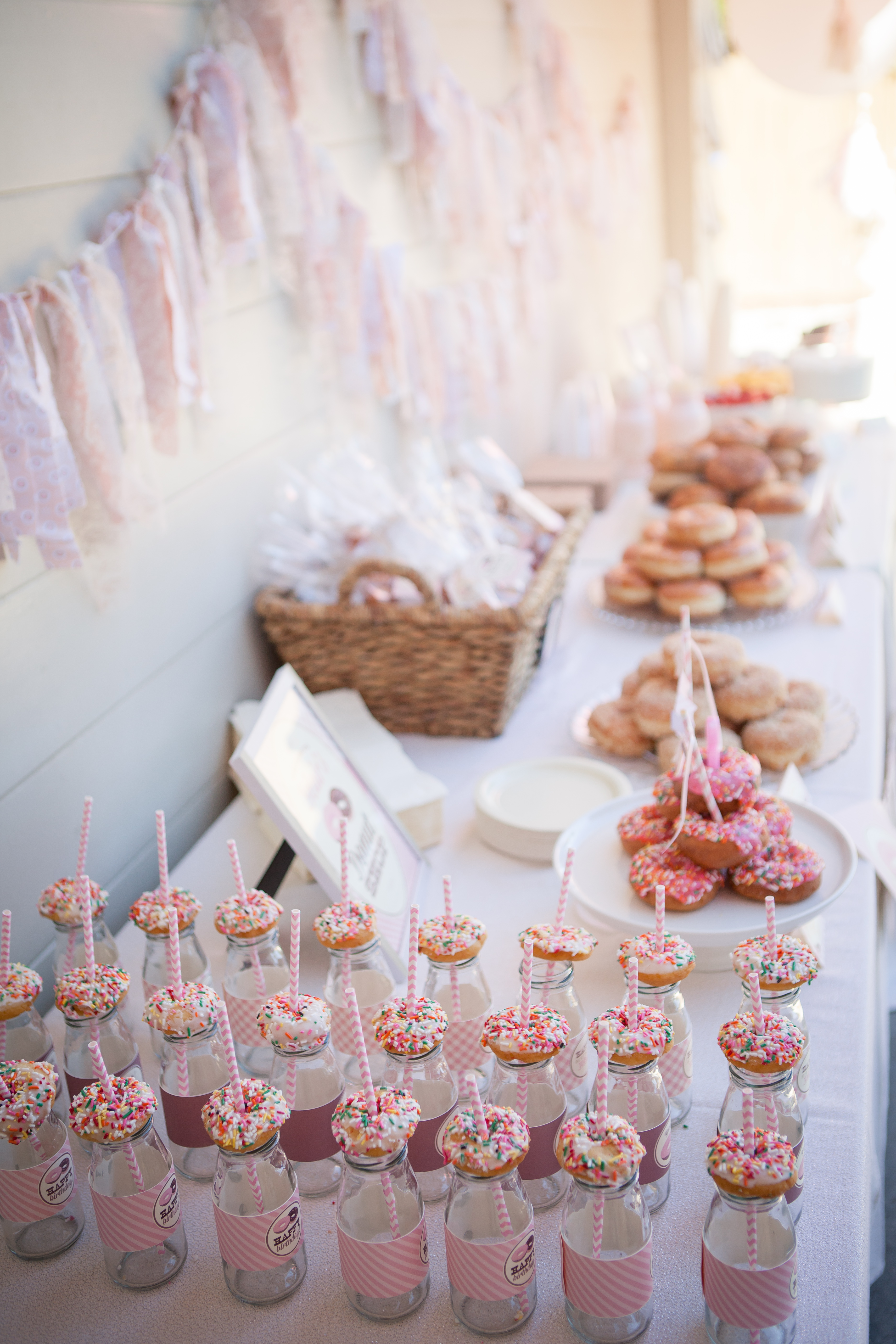 Donut Birthday Party Table