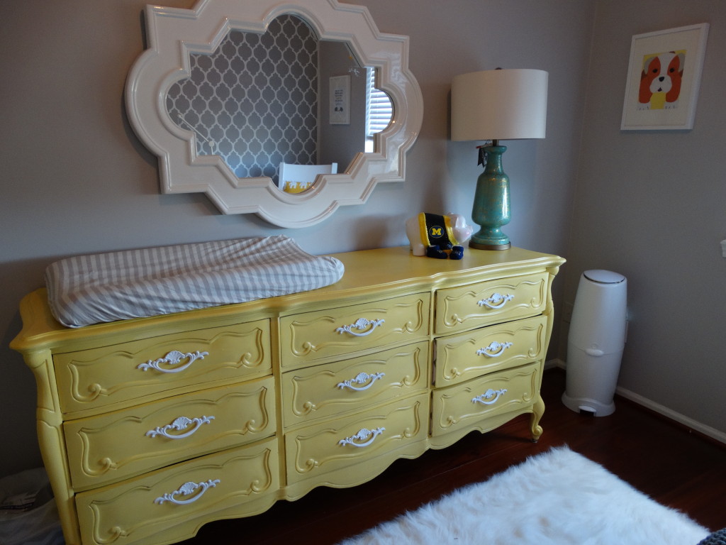 A Neutral Diy Yellow And Gray Nursery Project Nursery