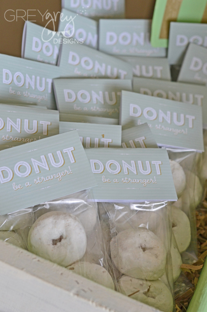 donut baby shower favors