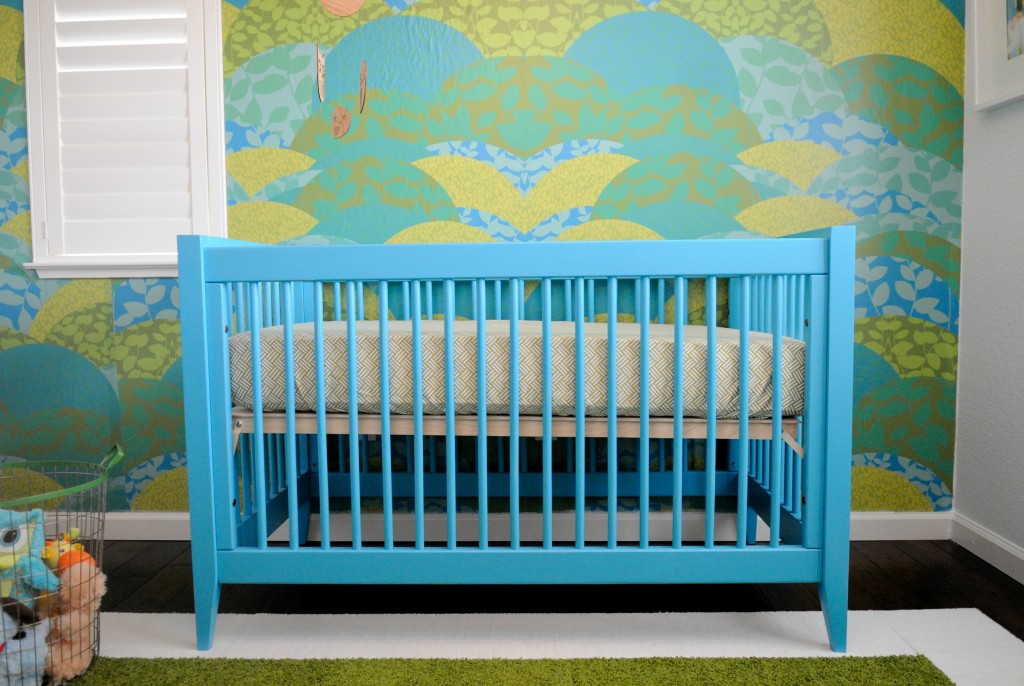 Newport Cottages Devon Crib in Bahama Blue