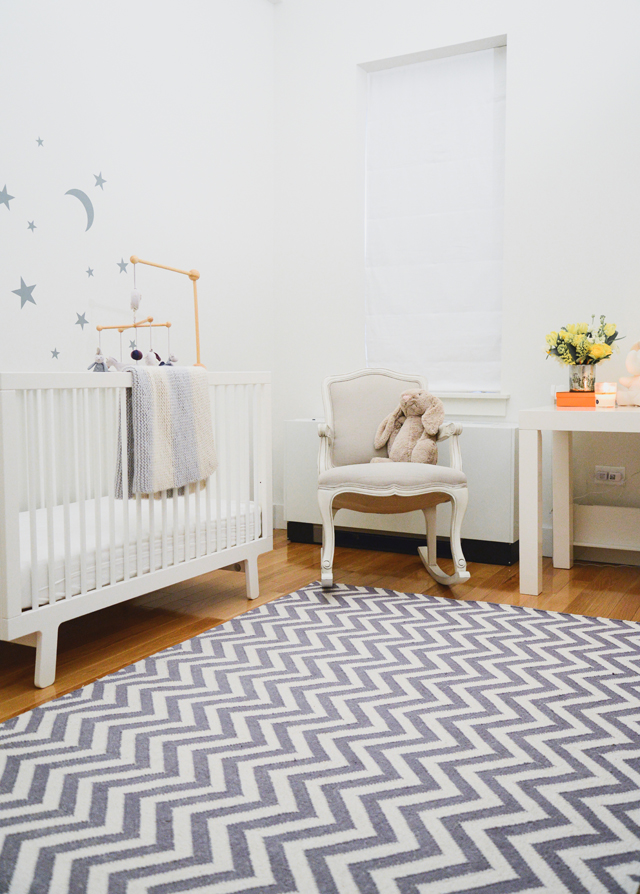 White and Gray Girl's Nursery by Homepolish