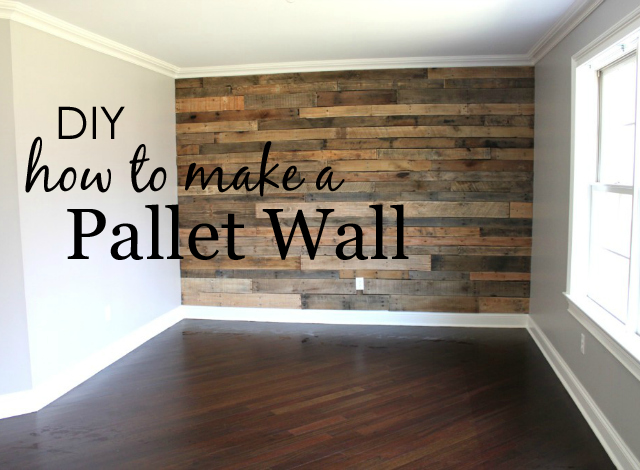 How to Make a Pallet Wall