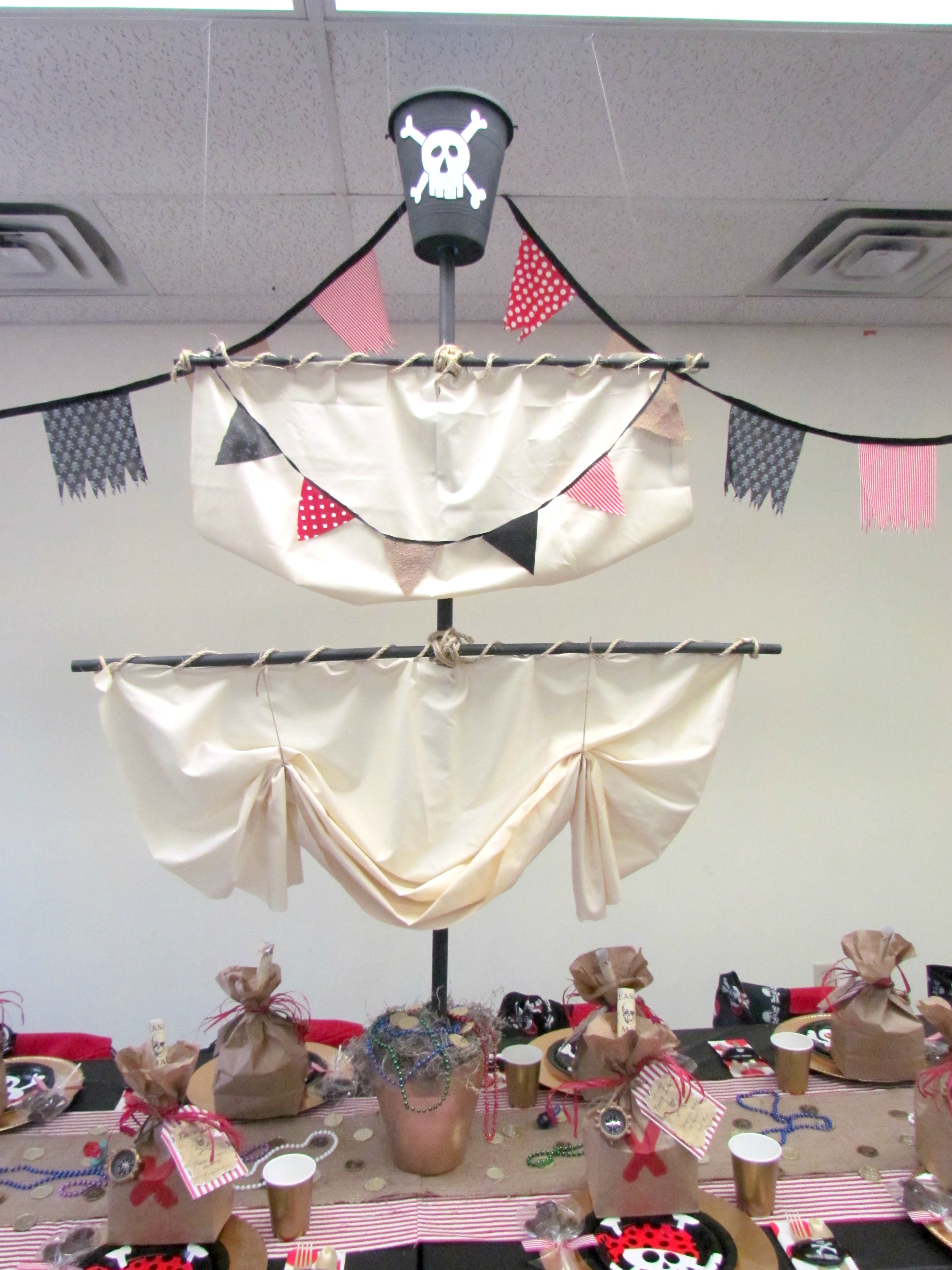 Pirate Theme Birthday Party Baby Shower Decorations Starter Kit