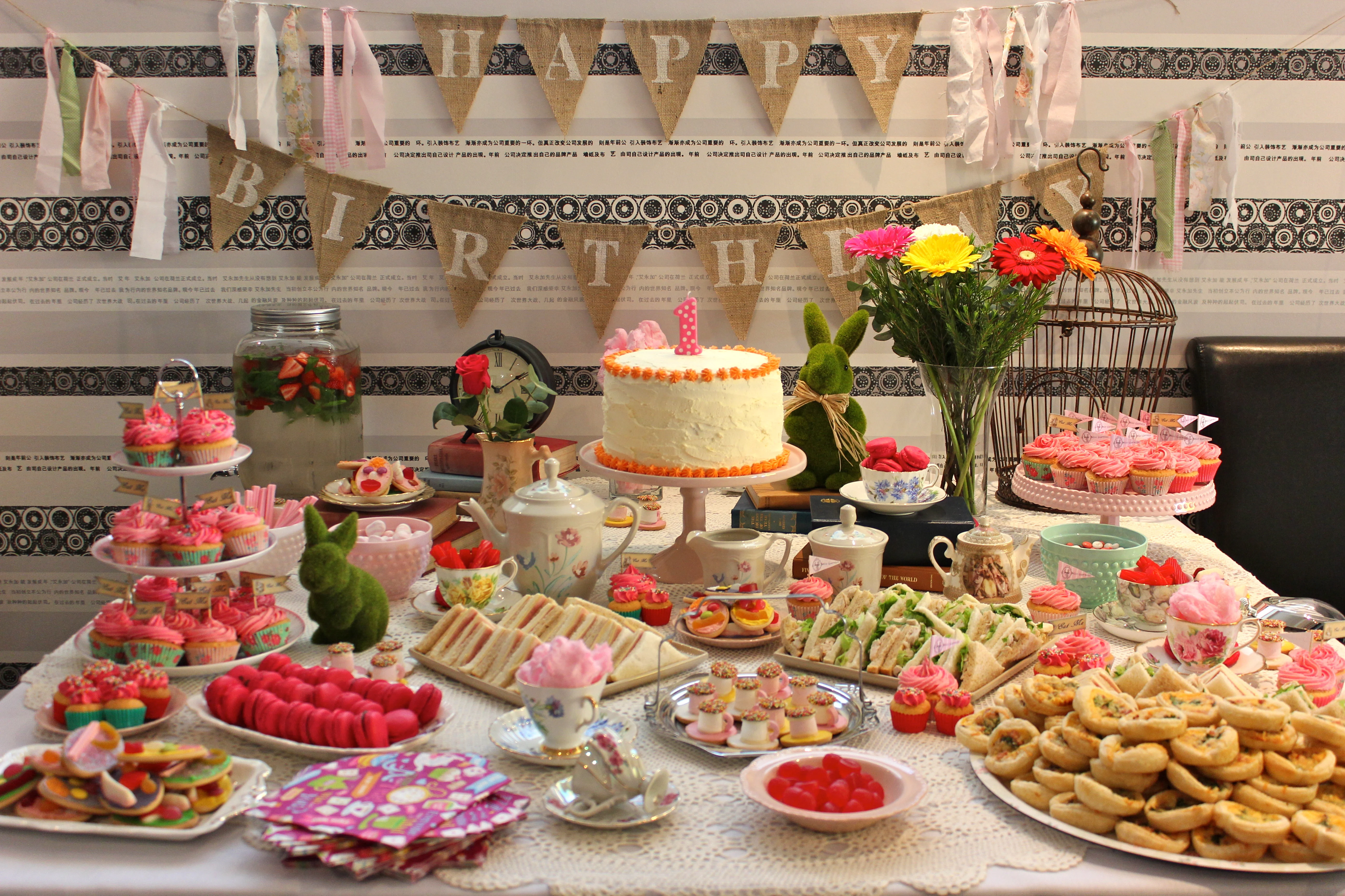 Alison in Wonderland Vintage Tea Birthday Party