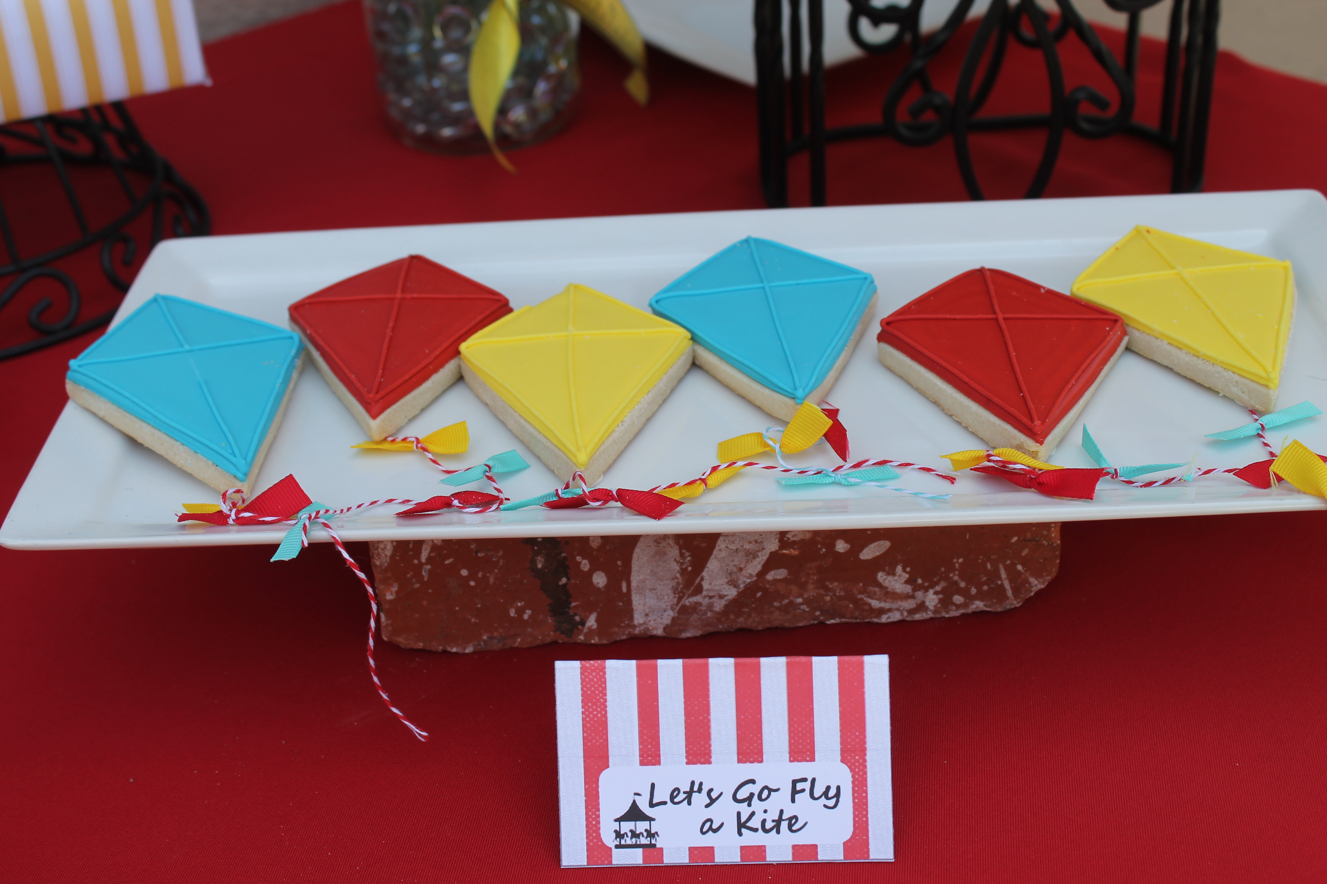 Mary Poppins Sugar Kite Cookies