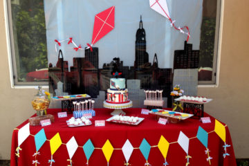 Mary Poppins Baby Shower Dessert Table