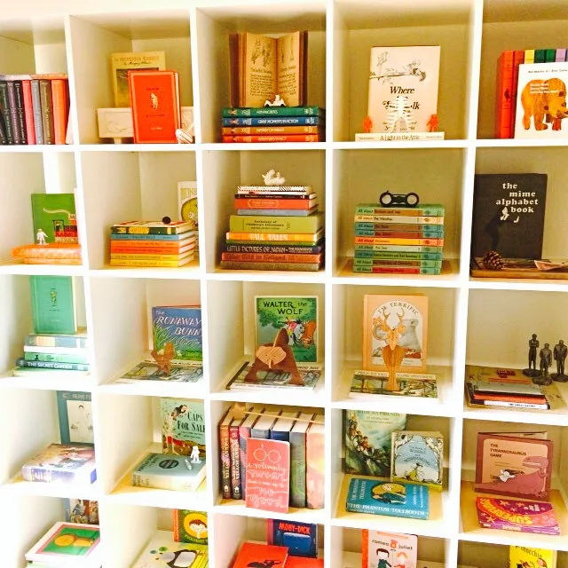 Literary-Inspired Modern Nursery Bookshelves - Project Nursery